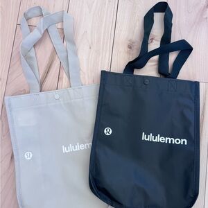 lululemon athletica Green and Gray Tote Bag Set